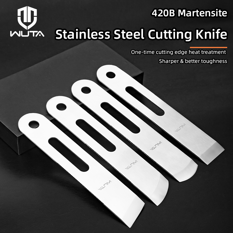 Round Knife Leatherwork - WUTA デザインプロフェッショナルレザー間伐ナイフスカイビングツール DIY クラフト切断シャープラウンド/フラット/傾斜刃、右/左利き