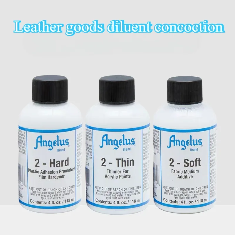 Leather Dye Finish - アメリカ革グラフィティミックスペイント,薄手,ブレンド剤,ミディアム,手描きテキスタイル,DIY, 28 ml, 118ml
