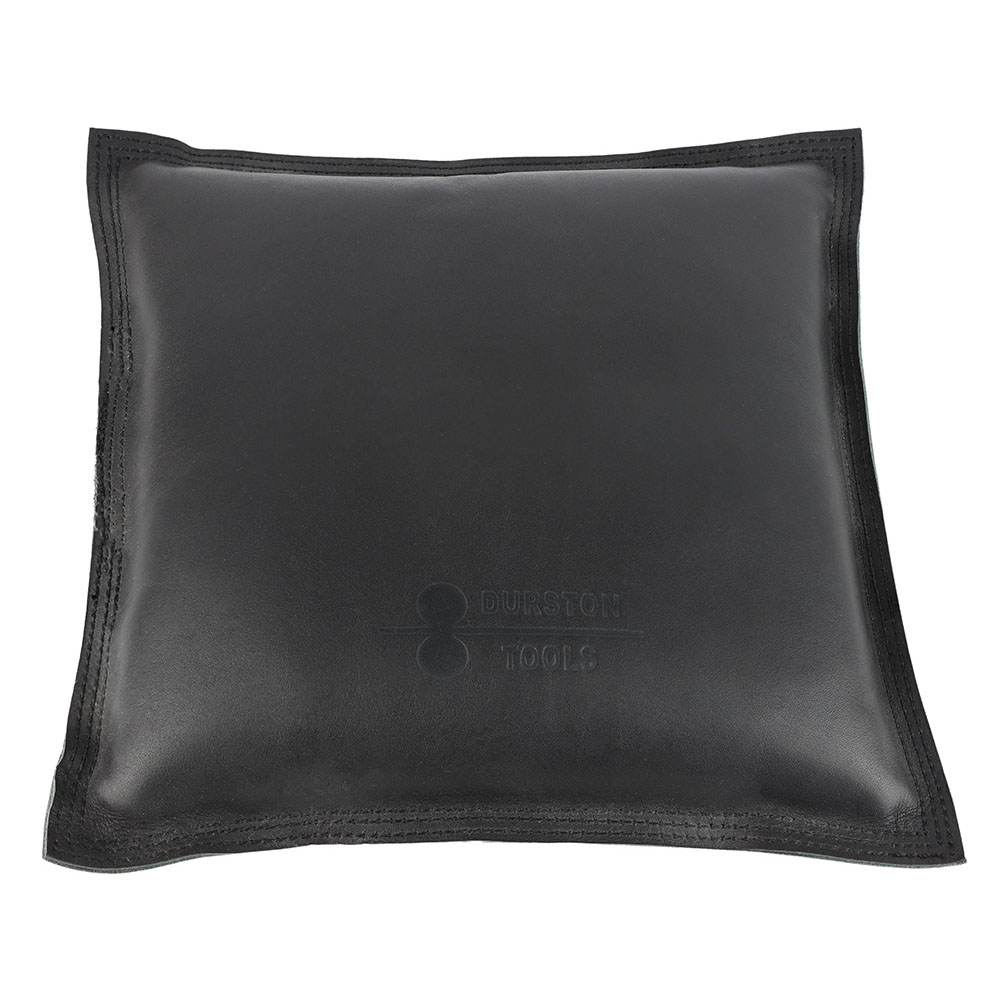 Leatherwork Jewelry - ダーストン本革サンドバッグ 240x240mm 正方形砂入りベンチバッグ ジュエリー製作 金属成形 パンチング