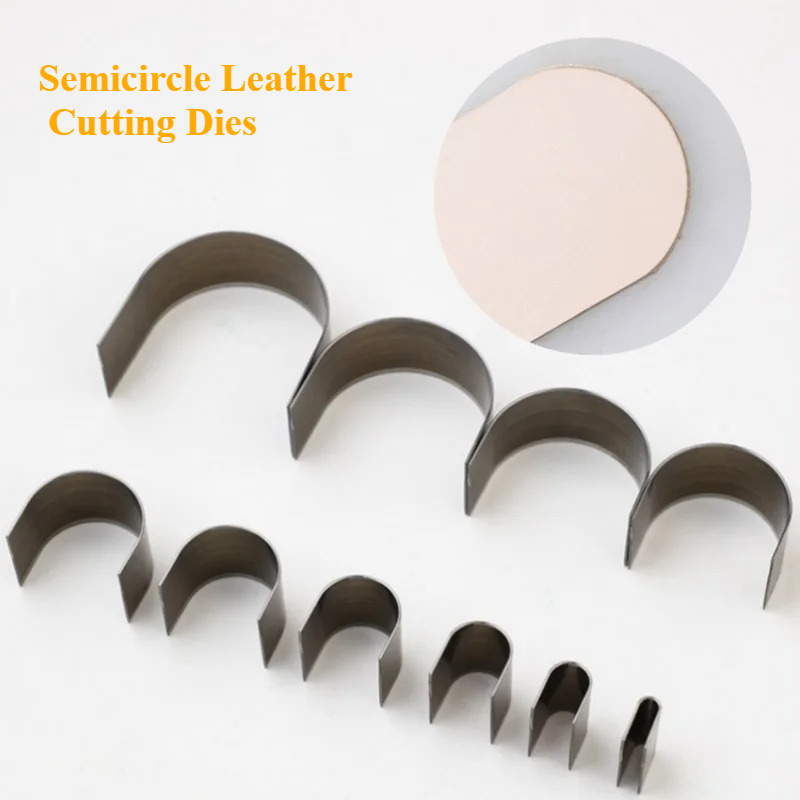 10個/セット半円革切断ダイス、5-55mm半円ベルトテール - Leathercraft Japan のレビューと価格