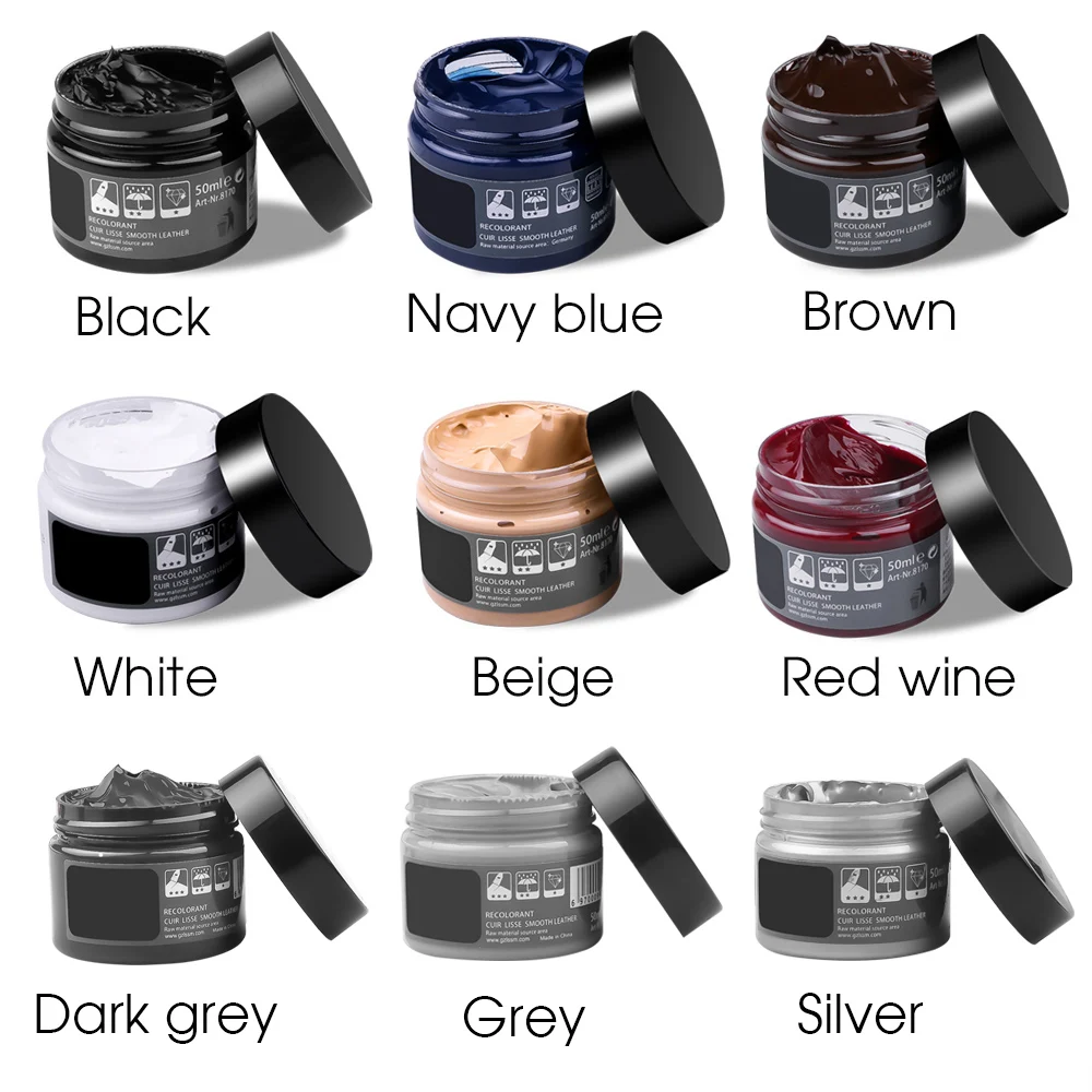 レザー修復キット 色補修バーム 熱を加えずに使える液体レザー - Leather Dye Finish のレビューと価格
