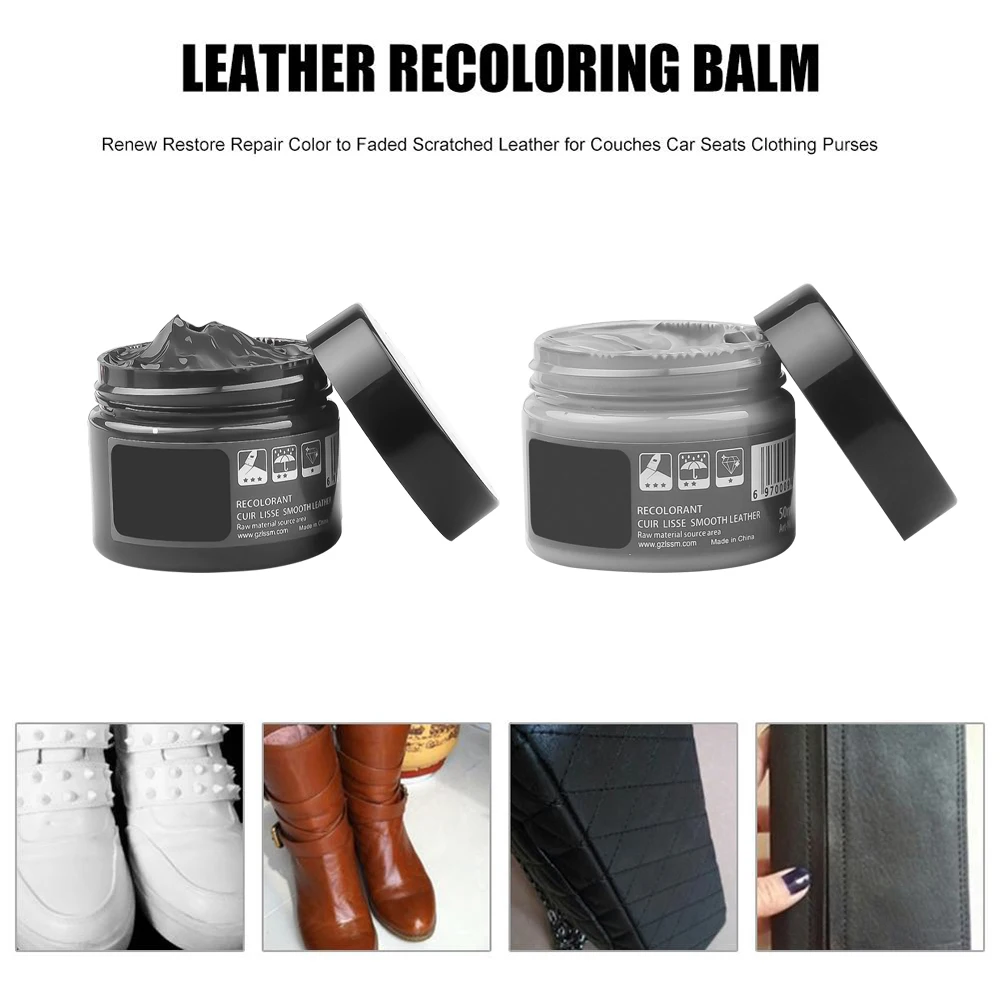 レザー修復キット 色補修バーム 熱を加えずに使える液体レザー - Leather Dye Finish のレビューと価格