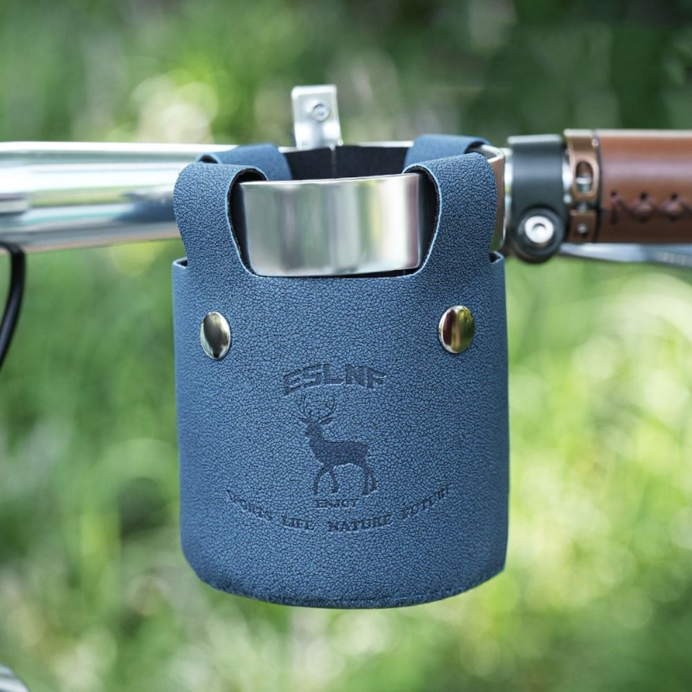 金属クランプサイクリングウォーターボトルケージ革素材ポータブ - Leatherwork Clamp のレビューと価格