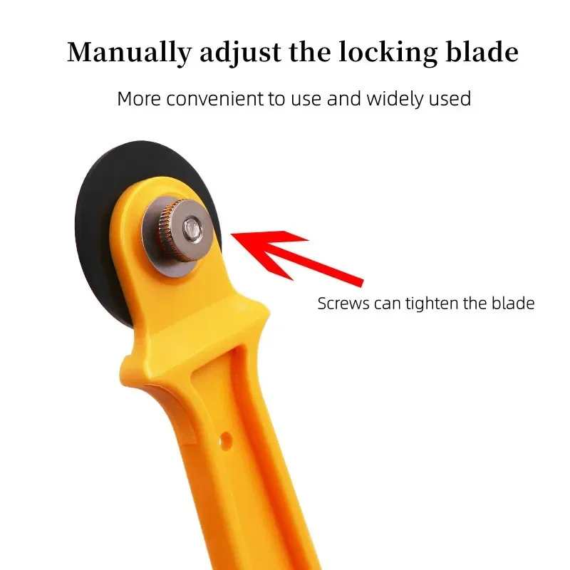 パッチワークローラーホイールラウンドナイフ、DIY縫製ツール - Round Knife Leatherwork のレビューと価格