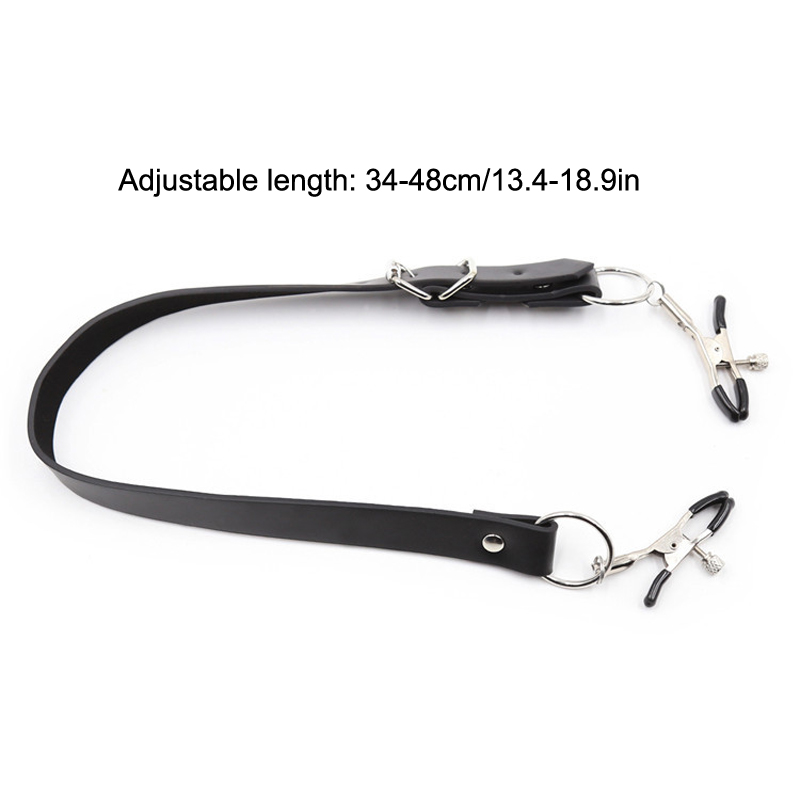 黒革ストラップハーネス陰唇クリップ乳首クランプ緊縛奴隷フェチ - Leatherwork Clamp のレビューと価格