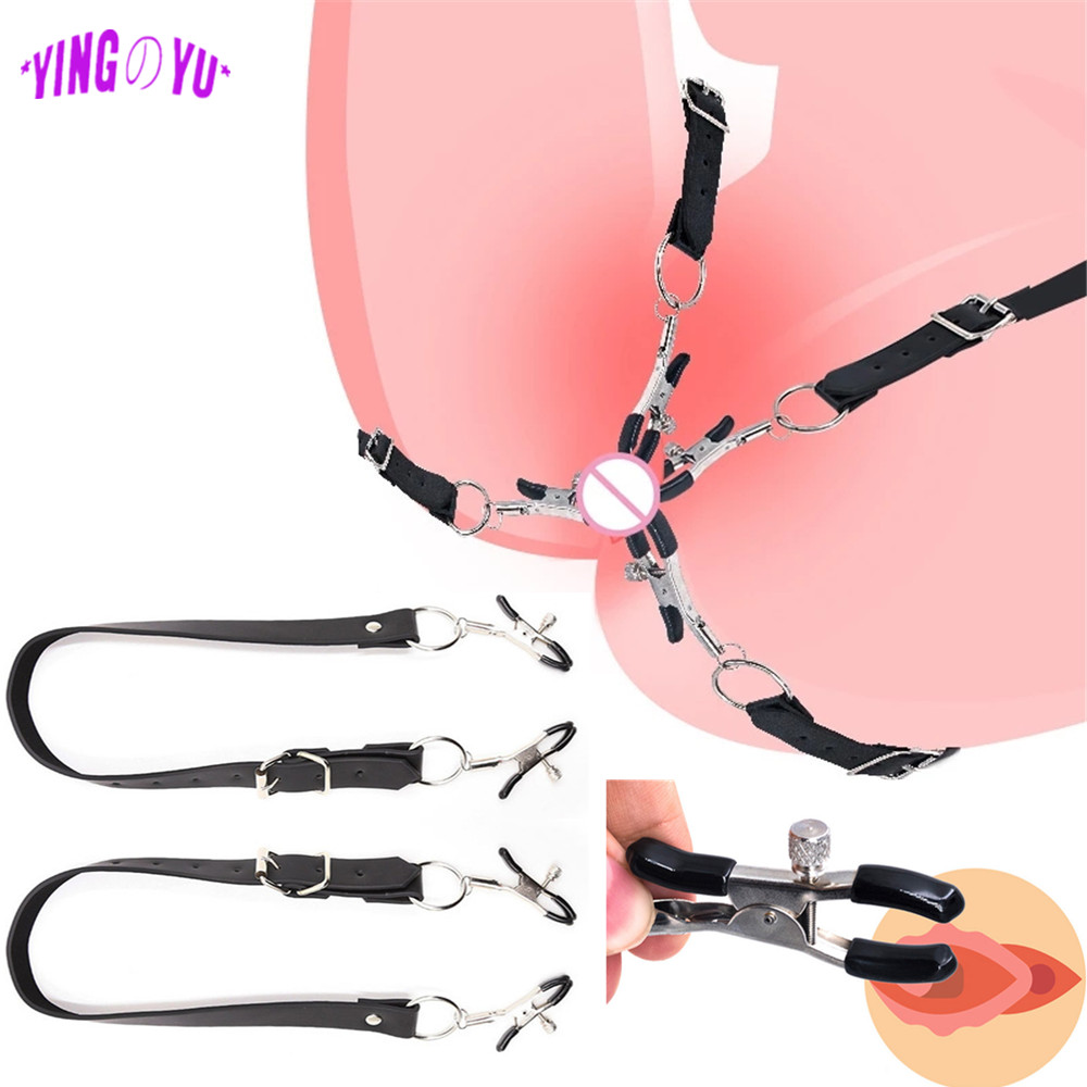 女性のためのセクシーな唇のスプレッダークリップ,胸の乳首クラ - Leatherwork Clamp のレビューと価格