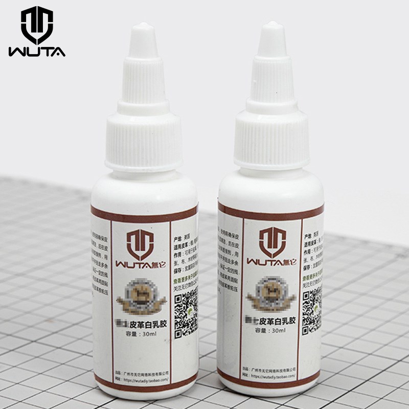 Wuta-革接着剤と木材用の強力な接着剤,30ml,白色,液 - Leather Dye Finish のレビューと価格