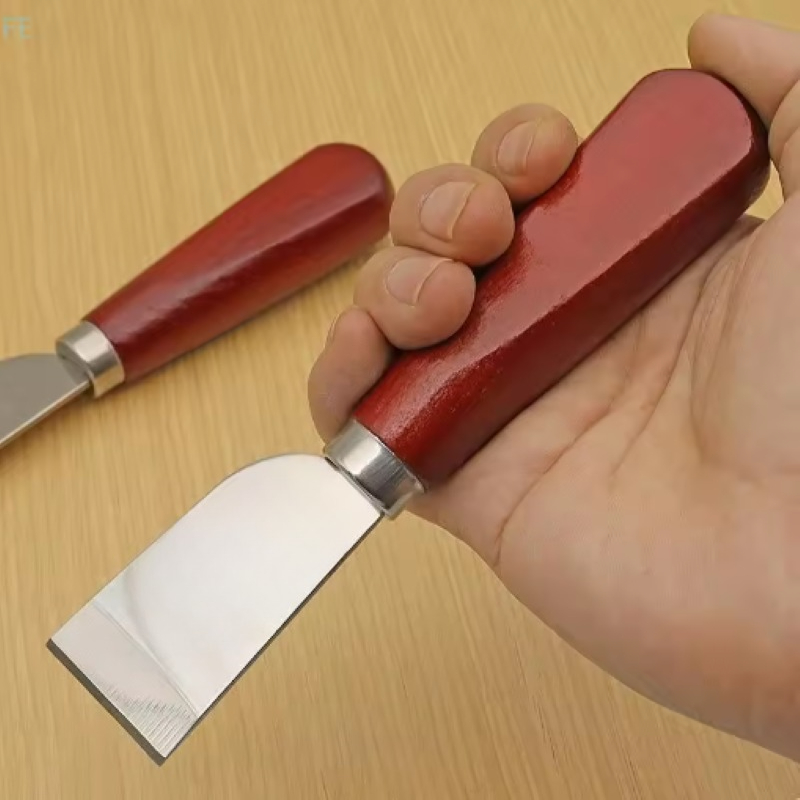 木製ハンドル付き革漉きナイフ、DIYレザークラフト用革漉きツ - Leatherwork Beginner のレビューと価格