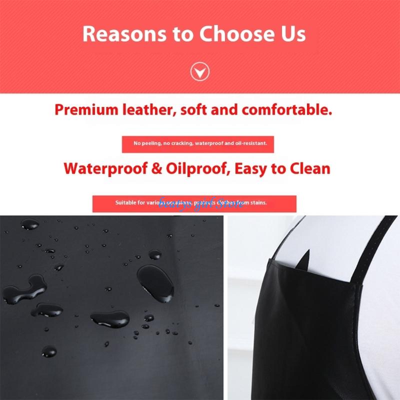 C7AB プロフェッショナル グレードの厚みのある PU レ - Leatherwork Apron のレビューと価格