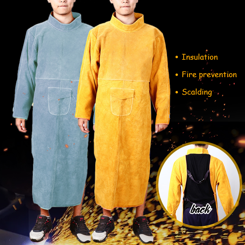 溶接面,溶接保護カバー,牛革レザー,火傷防止,安全性,耐摩耗 - Leatherwork Apron のレビューと価格