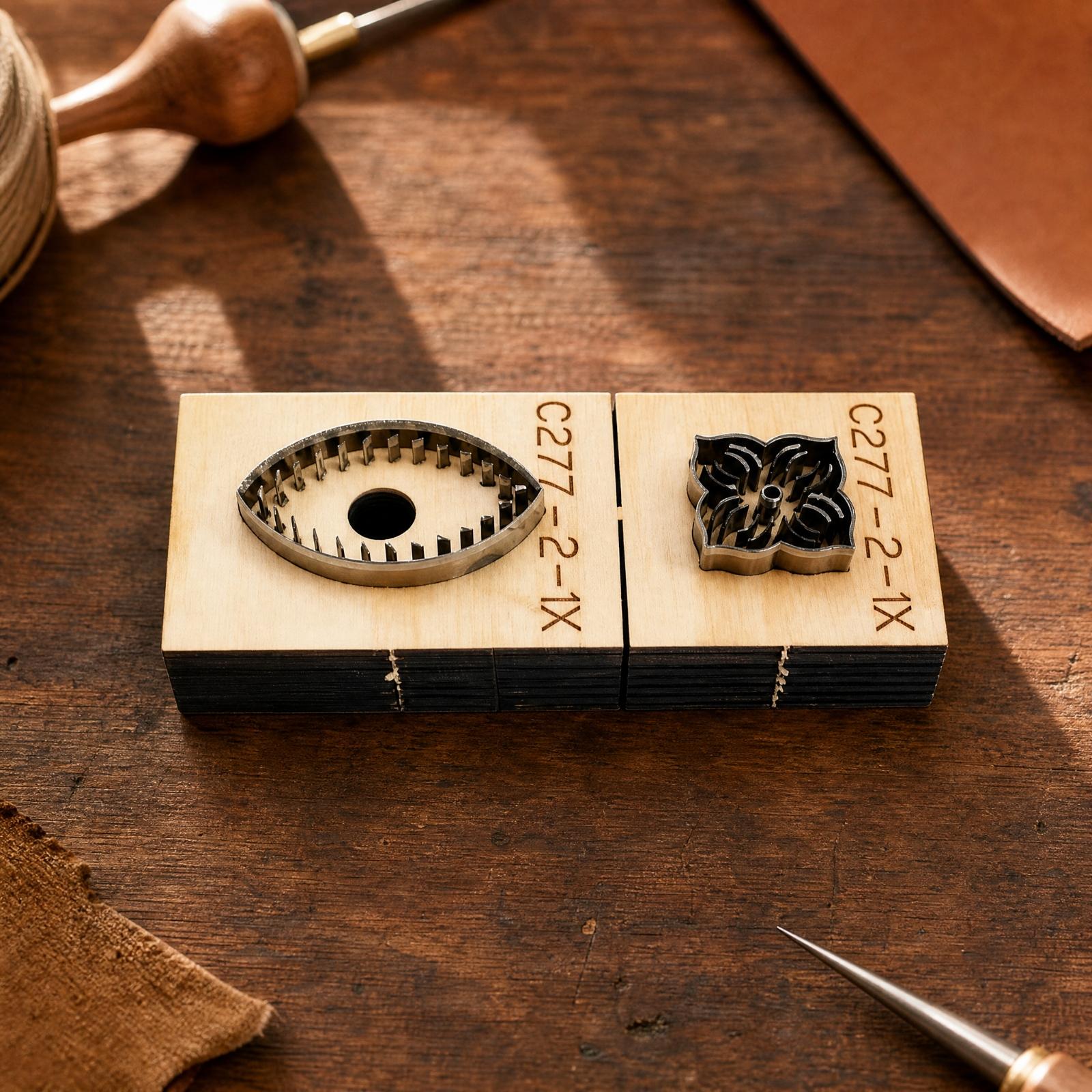 柿の形のペンダント製作用カッティングモールド、スチール製ダイ - Leatherwork Jewelry のレビューと価格