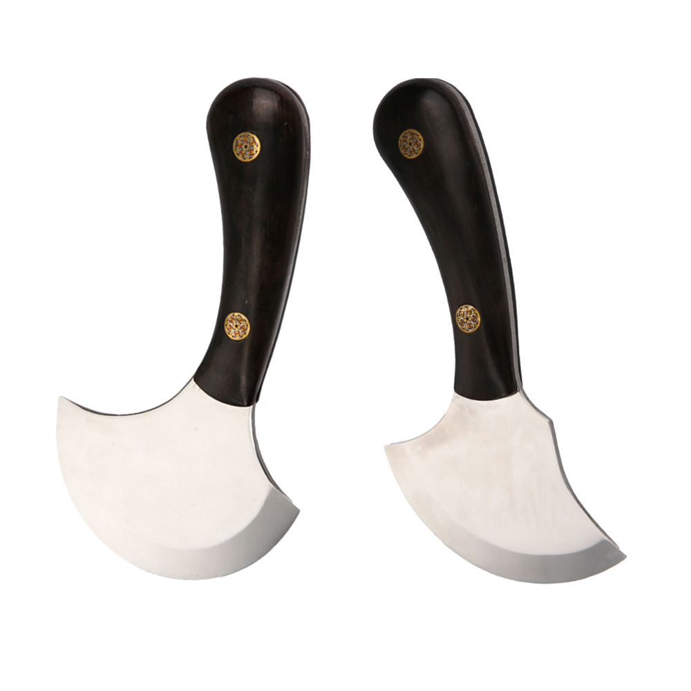 木製ハンドル付きのプロの革製ナイフ,手動切削工具 - Round Knife Leatherwork のレビューと価格