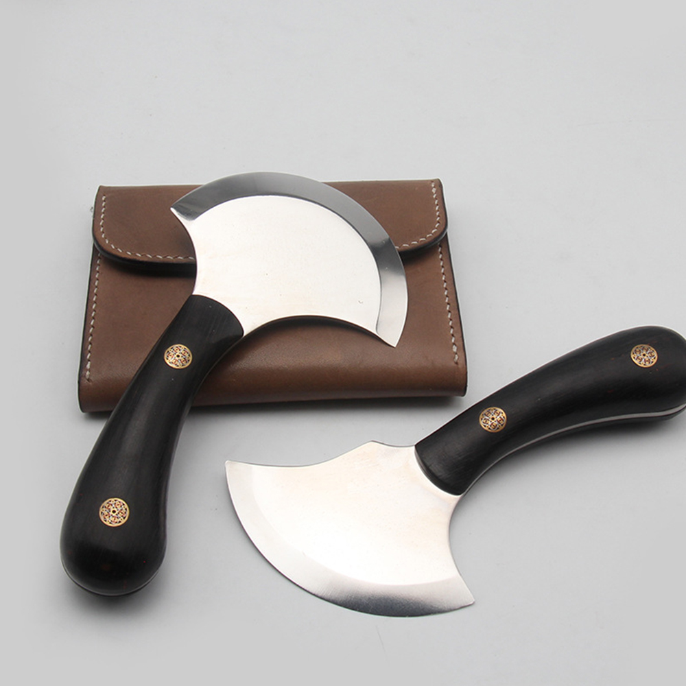 木製ハンドル付きのプロの革製ナイフ,手動切削工具 - Round Knife Leatherwork のレビューと価格