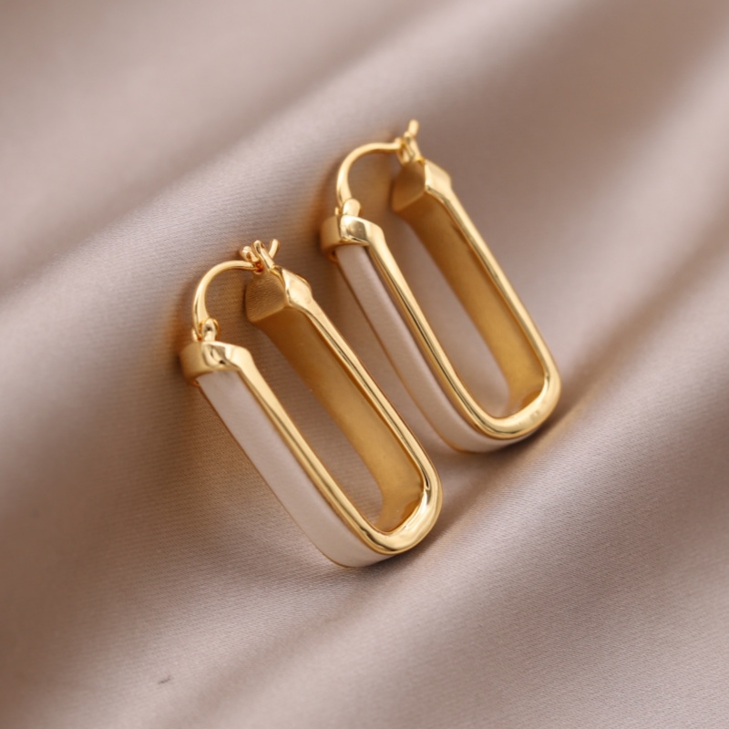 韓国の新しいデザインのファッションジュエリー 18K ゴール - Leatherwork Jewelry のレビューと価格