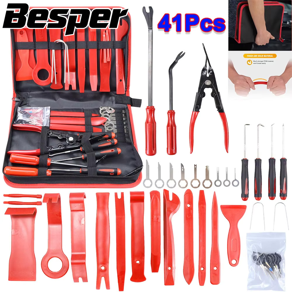 車のトリム除去ツールキット ドア/パネル/オーディオダッシュ - Rivet Setter Tool のレビューと価格