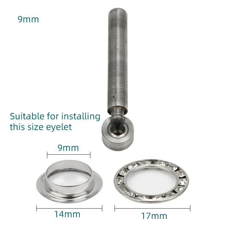 ラインストーンアイレット取り付けツール,革細工の靴,バッグ, - Rivet Setter Tool のレビューと価格
