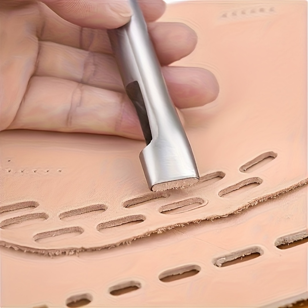 5個入り レザー用オーバルホールパンチャー 長方形穴あけパン - Leatherwork Punch のレビューと価格