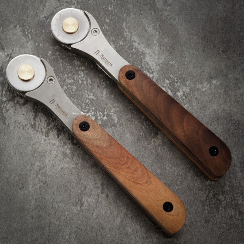 小型金属ローラーナイフ ステンレス鋼丸刃 レザーツール DI - Round Knife Leatherwork のレビューと価格