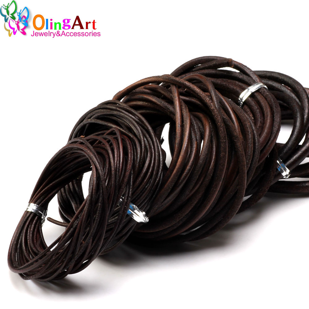 Olingart-ネックレス用レザーコード,ラウンドコード, - Leatherwork Beginner のレビューと価格