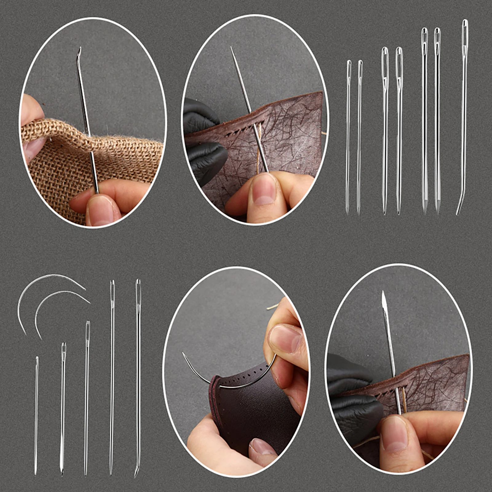 オレンジ色の革製縫製キット、室内装飾品修理キット、初心者やプ - Leatherwork Tool Kit のレビューと価格