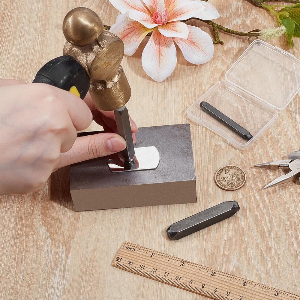 3個入りメタルパンチスタンプ ハートメタルデザインスタンプ  - Leatherwork Jewelry のレビューと価格