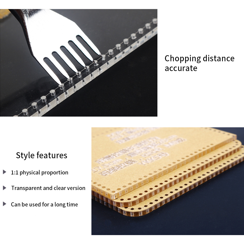 YOMDID 長財布テンプレート革ツール耐久性のあるアクリル - Leatherwork Tool Kit のレビューと価格
