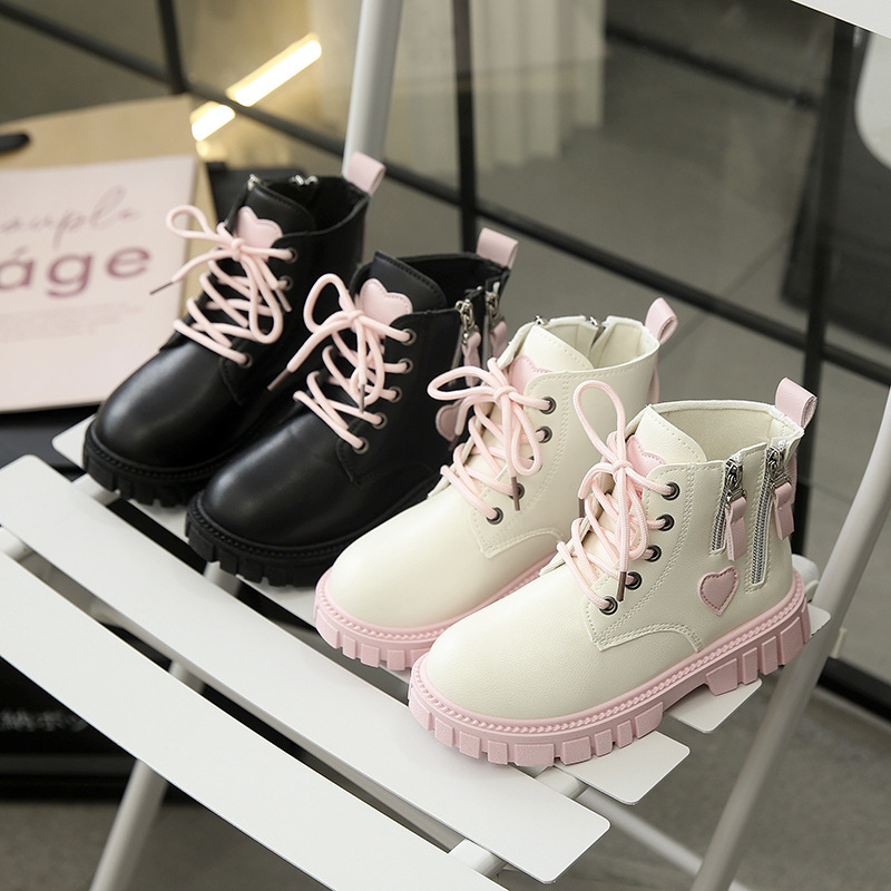 秋冬子供ヴィンテージソフトソールプリンセスアンクルブーツ子供 - Leather Work For Kids のレビューと価格