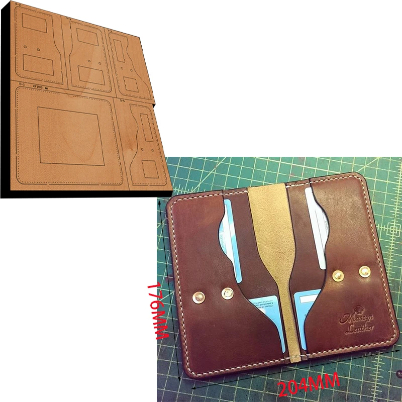 革製手動ツール,日本の鋼の刃,木製のdieカードホルダー,カ - Leathercraft Japan のレビューと価格